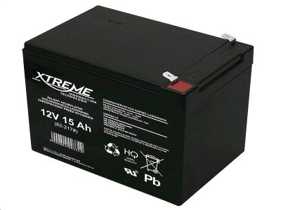 Batéria olovená 12V / 15Ah XTREME/Enerwell bezúdržbový akumulátor