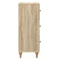 vidaXL Zásuvkový kabinet 33 x 34,5 x 90 cm Kompozitné drevo Dub sonoma