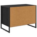 vidaXL Skriňa na topánky 60 x 35 x 44 cm Kompozitné drevo Čierny dub