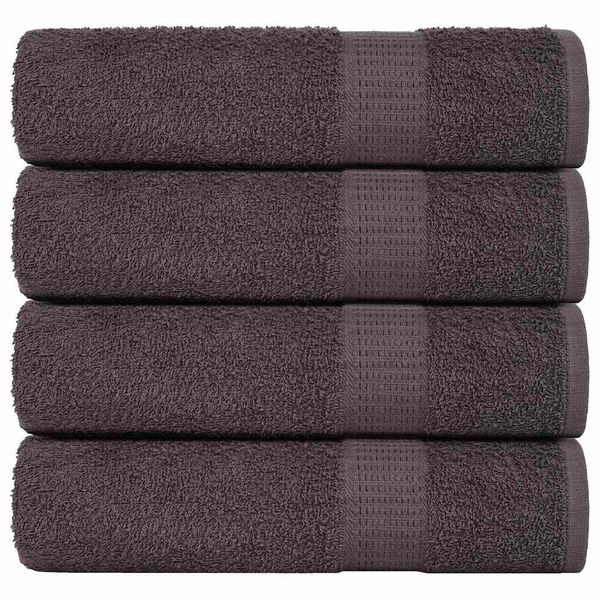 vidaXL Utierky na ruky FROGN 4 ks antracitové 50x100 cm 360 g/m²