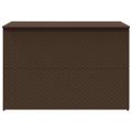 vidaXL Záhradný úložný box hnedý 150x100x100 cm polyratanový