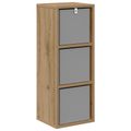 vidaXL Servírovacia skriňa Remeselný dub 25,5 x 22 x 69,5 cm