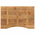 vidaXL Stolová doska so zakrivením 90x60x2,5 cm surový mangový masív