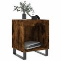 vidaXL Nočný stolík dymový dub 40x35x50 cm kompozitné drevo