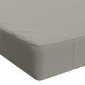 vidaXL Vankúš na lavičku SOEST 100% polyester Sivá 60 x 40 x 8 cm