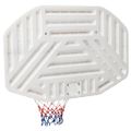 vidaXL Basketbalová doska biela 109x71x3 cm polyetén