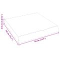 vidaXL Nástenná polica 40x40x(2-6) cm neošetrený dubový masív