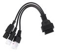 OBD-II redukcia 3-pin/4-pin/6-pin pre moto Yamaha a Honda MECHANIC CABLE 22 SIXTOL