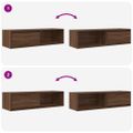VidaXL TV skrinka Hnedý Dub 100x31x25,5 cm Drevo