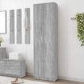 vidaXL Šatník do chodby sivý dub sonoma 55x25x189 cm spracované drevo