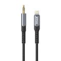 BWOO Kábel AUX 3,5 mm - Lightning BO-AUX068 čierny