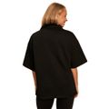 Dámske tričko Oversized Bliss Black - BeastPink, veľkosť S, veľkosť oblečenia S