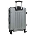 vidaXL Kufor so zámkom 3 ks Strieborná 50 x 31 x 78 cm ABS plast