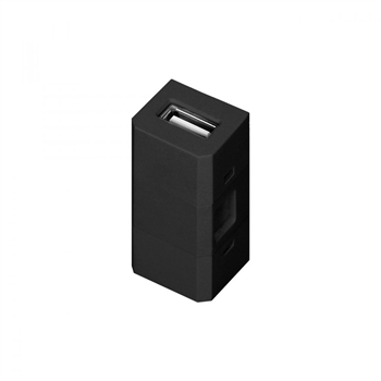 ORNO Modulárny dátový USB port, farba čierna