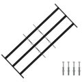 vidaXL Bezpečnostná mriežka okna 116 x 45 cm Pozinkovaná oceľ