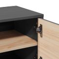 vidaXL Nástenné skrinky 2 ks sivé 31,5x30x30 cm masívna borovica