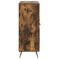 vidaXL Servírovacia skriňa Dymový dub 66 x 34,5 x 90 cm