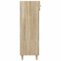 vidaXL Botník farba dubu sonoma 60x35x105 cm spracované drevo