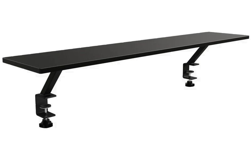 AROZZI ARENA Desk Riser Large Black/ přídavná ergo polička pro herní stůl/ šíře 111 cm/ černá Stojan, podstavec, pro monitory, nosnost 20kg, ocel, cerný