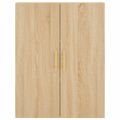 vidaXL Vysoká skrinka dub sonoma 69,5x34x180 cm spracované drevo