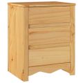 vidaXL Konferenčný stolík so zásuvkou Drammen Dub 45 x 35 x 56 cm