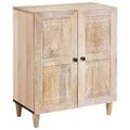 vidaXL Servírovacia skriňa 3 ks 180 x 33,5 x 75 cm mangový masív Biela