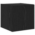 vidaXL TV nástenná skriňa 30,5 x 35 x 30 cm Čierny dub