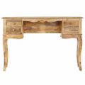 vidaXL Stôl 115x45x75 cm masívne mangovníkové drevo