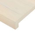 vidaXL Parapety 2 ks Biela 80 x 25 x 2 cm Masívne dubové drevo