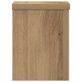 vidaXL Stojany na rastliny 2 ks dub artisan 15x15x20 cm kompoz. drevo