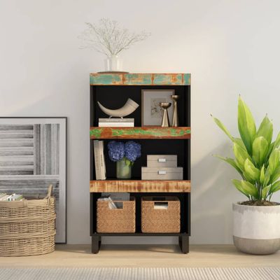 vidaXL Bočná skrinka 60x33x107 cm masívne recyklované drevo