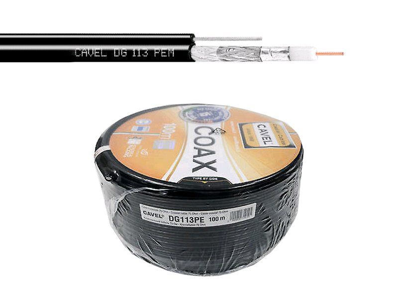 Kabel koaxiální CAVEL DG-113PEM / 100m / 6,8mm / závěsný