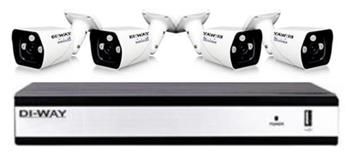 Zvýhodnený set: DI-WAY AHD 2+2+1 kamerový systém Akční kamerový systém cctv AHD 1080p