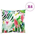 vidaXL Dekoratívne vankúše 4 ks viacfarebné 60x60 cm látka