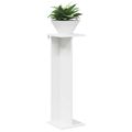 vidaXL Stojan na rastliny Biela 25 x 25,5 x 80,5 cm Kompozitné drevo