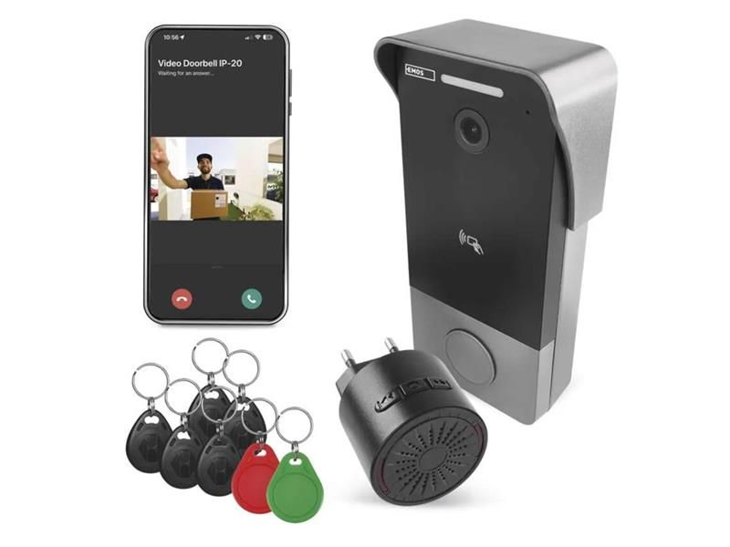 Videozvonček GoSmart EMOS IP-20PoE WiFi Tuya