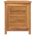 vidaXL Záhradný úložný box s vreckom 60x50x5 cm masívny teak