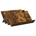 vidaXL Regál na časopisy Dymová dub 65 x 53 x 28,5 cm Kompozitné drevo