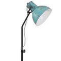 vidaXL Podlahová lampa 25 W šmuhovaná modrá 30x30x90-150 cm E27