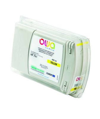 OWA Armor ink-jet kompatibilný s HP DJ T7100 žltá, 400ml, komp.s CM992A