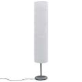vidaXL Stojanová lampa s podstavcom biela 121 cm E27