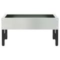 vidaXL Krmítko pre vtáky Strieborná 80 x 28 x 13.5 cm Pozinkovaná oceľ