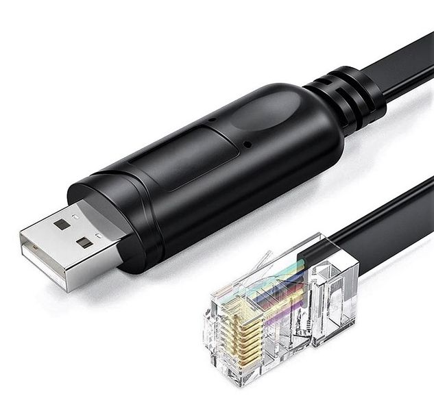 W-Star Redukcia USB/RJ45, 1,5m, console cable RS232, CCRJ45RS232