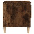 vidaXL Nočné stolíky 2 ks dymový dub 50x46x50 spracované drevo