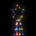 vidaXL LED vianočný stromček 339 LED farebné 187 cm