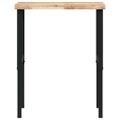 vidaXL Pracovný stôl 80x60x(73-99,5) cm masívna akácia obdĺžnik