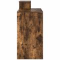 vidaXL Stôl Dymová dub 106 x 41 x 88.5 cm Kompozitné drevo