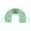 vidaXL Fóliovník s oceľovým rámom zelený 72 m² 24x3x2 m