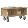 vidaXL TV stolík 68,5 x 35 x 35 cm Remeselný dub Kompozitné drevo