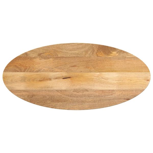 vidaXL Stolová doska 100x40x2,5 cm oválna masívny mangovník